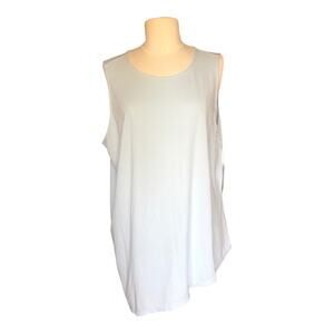 Stylus NWT Comfortable Modal Polyester Tank, Light Blue, Extra Extra Large